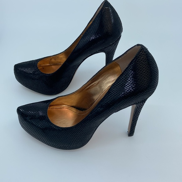 BCBG GENERATION BG-PARADE Leather Heel Shoes for WOMEN - Black - Size 6M - Picture 13 of 13